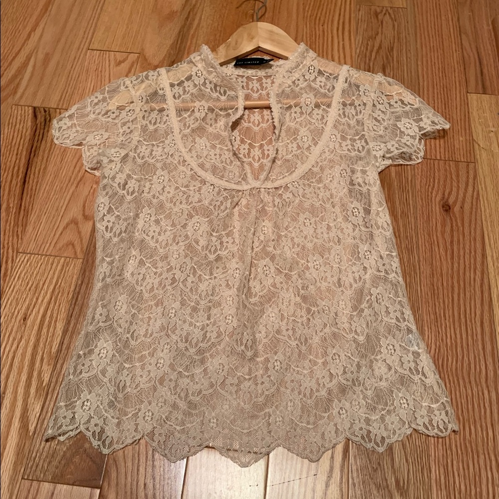 The limited xs sheer top